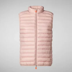 Gilets^Save The Duck Gilet Imbottito Donna Charlotte Rosa Antico
