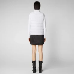 Gilets^Save The Duck Gilet Imbottito Donna Charlotte Bianco