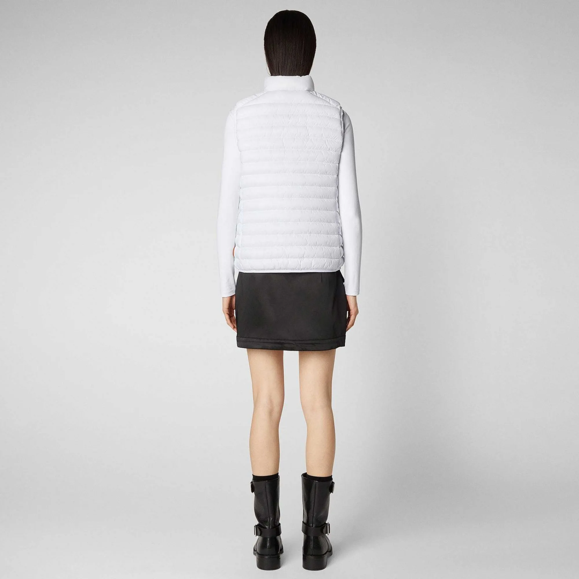 Gilets^Save The Duck Gilet Imbottito Donna Charlotte Bianco