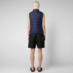 Gilets^Save The Duck Gilet Imbottito Donna Charlotte Blu Navy