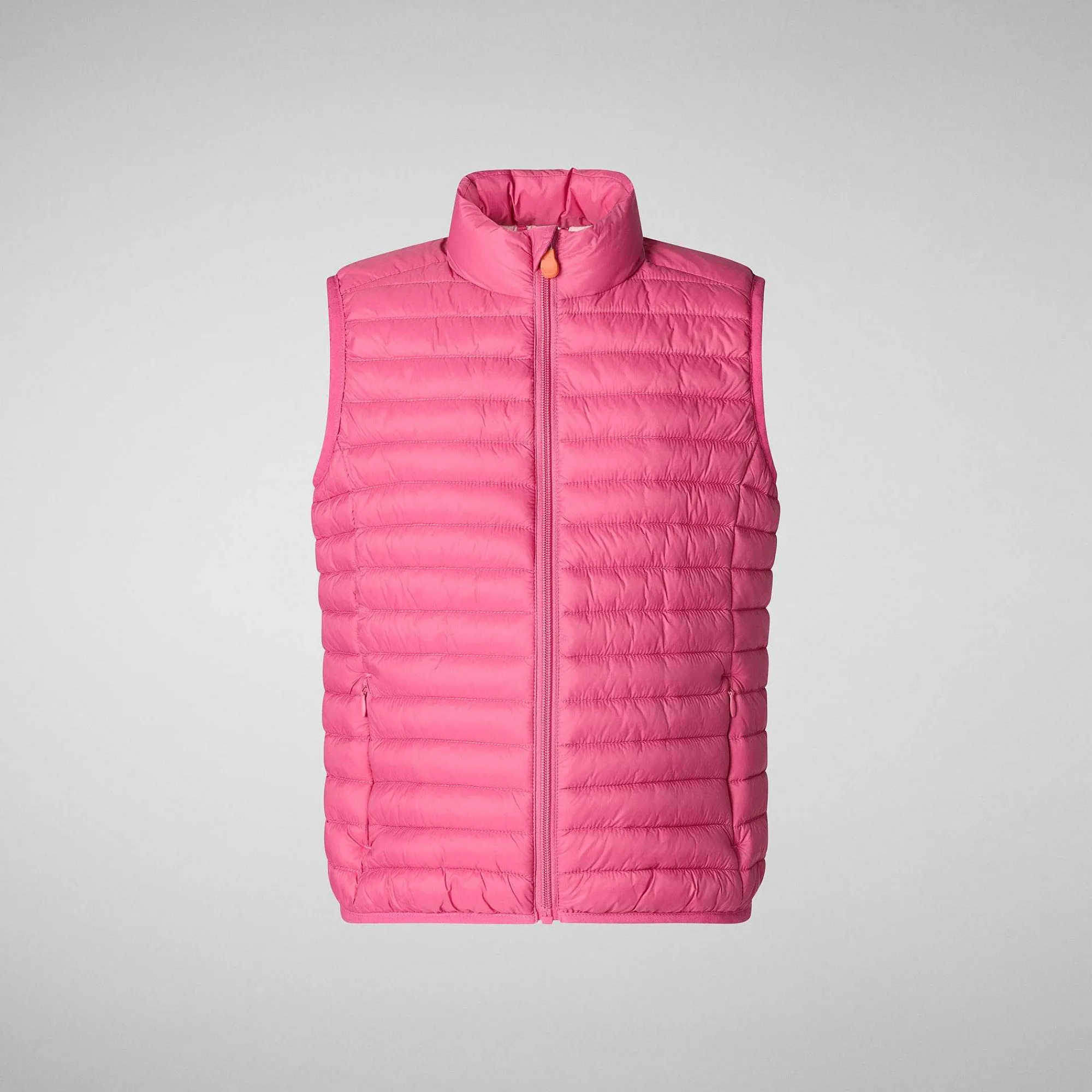 Gilets^Save The Duck Gilet Imbottito Unisex Bambino Dolin Rosa Scuro