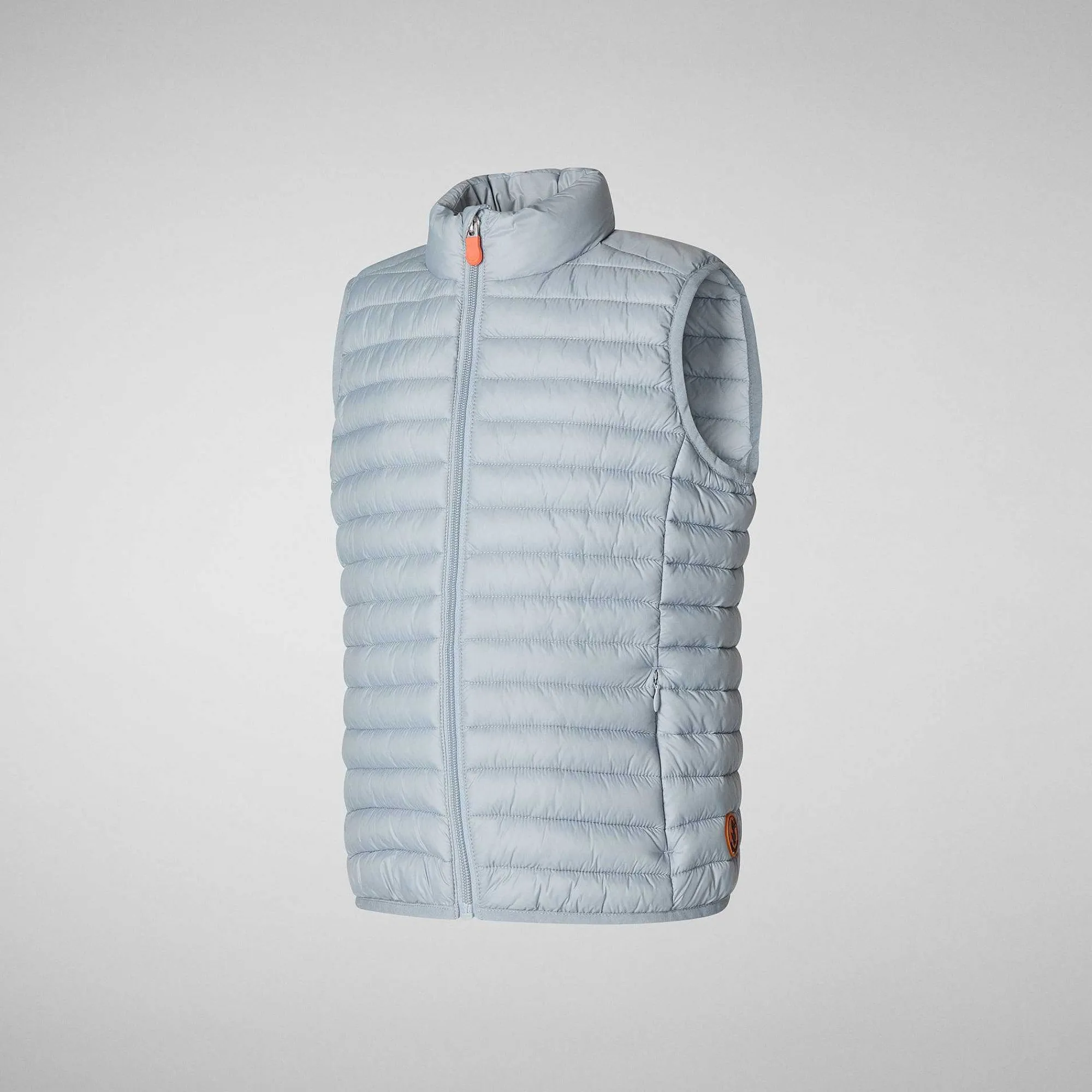 Gilets^Save The Duck Gilet Imbottito Unisex Bambino Dolin Grigio Ardesia Chiaro