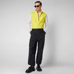 Gilets^Save The Duck Gilet Imbottito Uomo Mars Giallo Sole