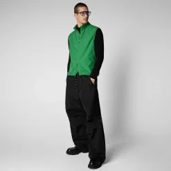 Gilets^Save The Duck Gilet Imbottito Uomo Mars Verde Foresta