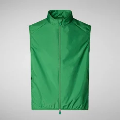 Gilets^Save The Duck Gilet Imbottito Uomo Mars Verde Foresta