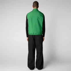 Gilets^Save The Duck Gilet Imbottito Uomo Mars Verde Foresta
