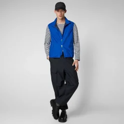Gilets^Save The Duck Gilet Imbottito Uomo Mars Blu Elettrico