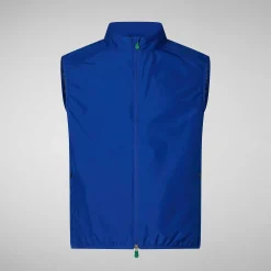 Gilets^Save The Duck Gilet Imbottito Uomo Mars Blu Elettrico