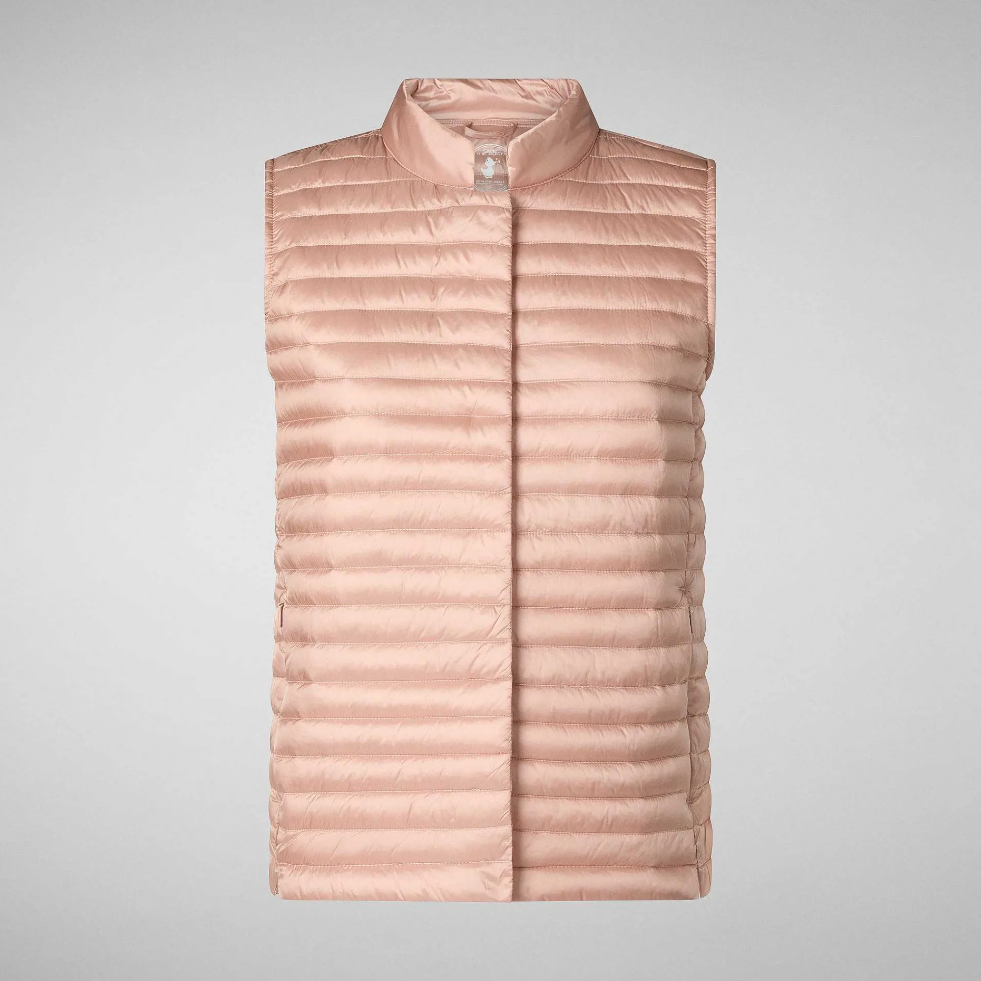 Gilets^Save The Duck Gilet Trapuntato Donna Aria Rosa Cipria