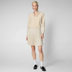 Pantaloni & Gonne^Save The Duck Gonna Donna Ilsa Beige Crema