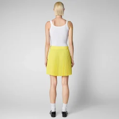 Pantaloni & Gonne^Save The Duck Gonna Donna Ilsa Giallo Sole