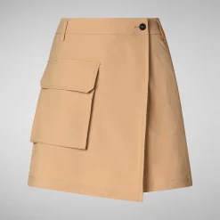 Pantaloni & Gonne^Save The Duck Gonna Pantalone Donna Brona Beige Biscotto