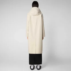 Impermeabili^Save The Duck Impermeabile Donna Asia Beige Crema