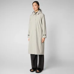 Impermeabili^Save The Duck Impermeabile Donna Asia Beige Chiaro