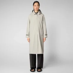 Impermeabili^Save The Duck Impermeabile Donna Asia Beige Chiaro