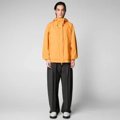 Impermeabili^Save The Duck Impermeabile Donna Suki Arancione Acceso