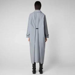 Impermeabili^Save The Duck Impermeabile Donna Yani Grigio Ardesia