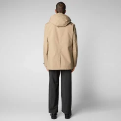 Impermeabili^Save The Duck Impermeabile Uomo Benjamin Beige Scuro