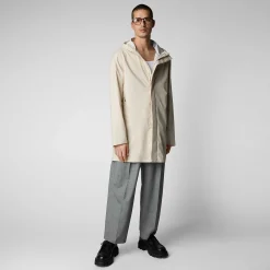 Impermeabili^Save The Duck Impermeabile Uomo Dacey Beige Crema