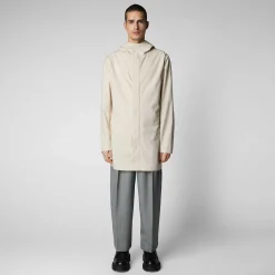 Impermeabili^Save The Duck Impermeabile Uomo Dacey Beige Crema