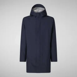 Impermeabili^Save The Duck Impermeabile Uomo Dacey Blu Nero