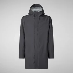 Impermeabili^Save The Duck Impermeabile Uomo Dacey Grigio Tempesta