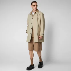 Impermeabili^Save The Duck Impermeabile Uomo Rhys Beige