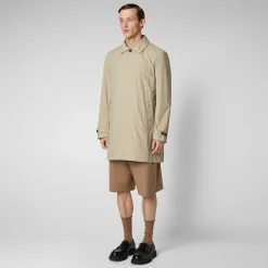 Impermeabili^Save The Duck Impermeabile Uomo Rhys Beige