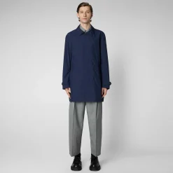 Impermeabili^Save The Duck Impermeabile Uomo Rhys Blu Navy