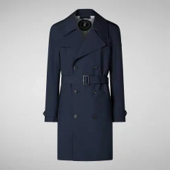 Impermeabili^Save The Duck Impermeabile Uomo Zarek Blu Nero