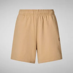 Pantaloni & Gonne^Save The Duck Pantaloni Donna Halima In Beige Biscotto
