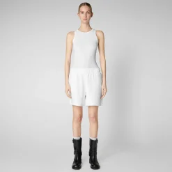 Pantaloni & Gonne^Save The Duck Pantaloni Donna Halima In Bianco