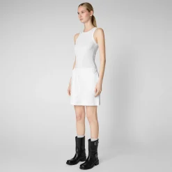 Pantaloni & Gonne^Save The Duck Pantaloni Donna Halima In Bianco