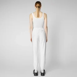 Pantaloni & Gonne^Save The Duck Pantaloni Donna Jiya In Bianco