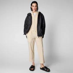 Pantaloni & Gonne^Save The Duck Pantaloni Donna Milan Beige Crema