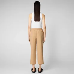 Pantaloni & Gonne^Save The Duck Pantaloni Donna Milan Beige Biscotto