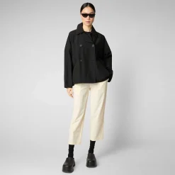 Pantaloni & Gonne^Save The Duck Pantaloni Donna Milan Bianco Vaniglia