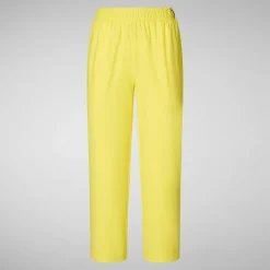 Pantaloni & Gonne^Save The Duck Pantaloni Donna Milan Giallo Sole