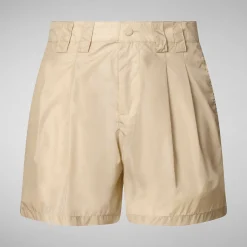 Pantaloni & Gonne^Save The Duck Pantaloni Donna Noy Beige Crema