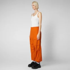 Pantaloni & Gonne^Save The Duck Pantaloni Unisex Tru Arancione Ambra