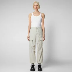 Pantaloni & Gonne^Save The Duck Pantaloni Unisex Tru Beige Chiaro