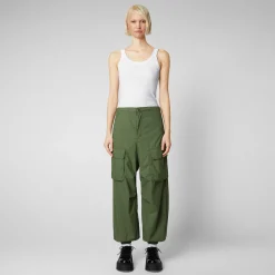 Pantaloni & Gonne^Save The Duck Pantaloni Unisex Tru Verde Oliva
