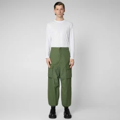 Pantaloni & Gonne^Save The Duck Pantaloni Unisex Tru Verde Oliva