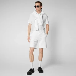 Pantaloni^Save The Duck Pantaloni Uomo Rayun In Bianco