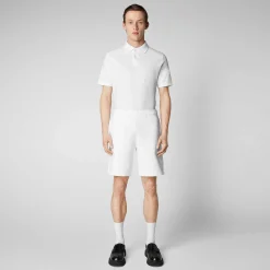 Pantaloni^Save The Duck Pantaloni Uomo Rayun In Bianco