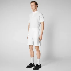 Pantaloni^Save The Duck Pantaloni Uomo Rayun In Bianco