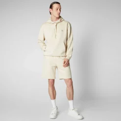 Pantaloni^Save The Duck Pantaloni Uomo Rayun In Beige Crema