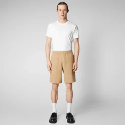 Pantaloni^Save The Duck Pantaloni Uomo Rayun In Beige Biscotto