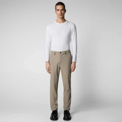 Pantaloni^Save The Duck Pantaloni Uomo Steve Beige Sandalo