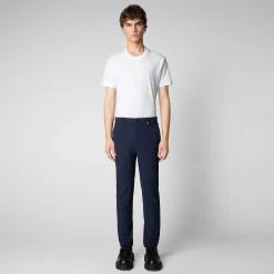 Pantaloni^Save The Duck Pantaloni Uomo Steve Blu Navy